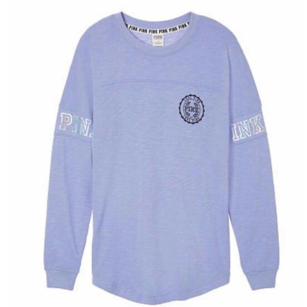 Victoria’s Secret Pink Campus Oversized Long Sleeve Shirt
